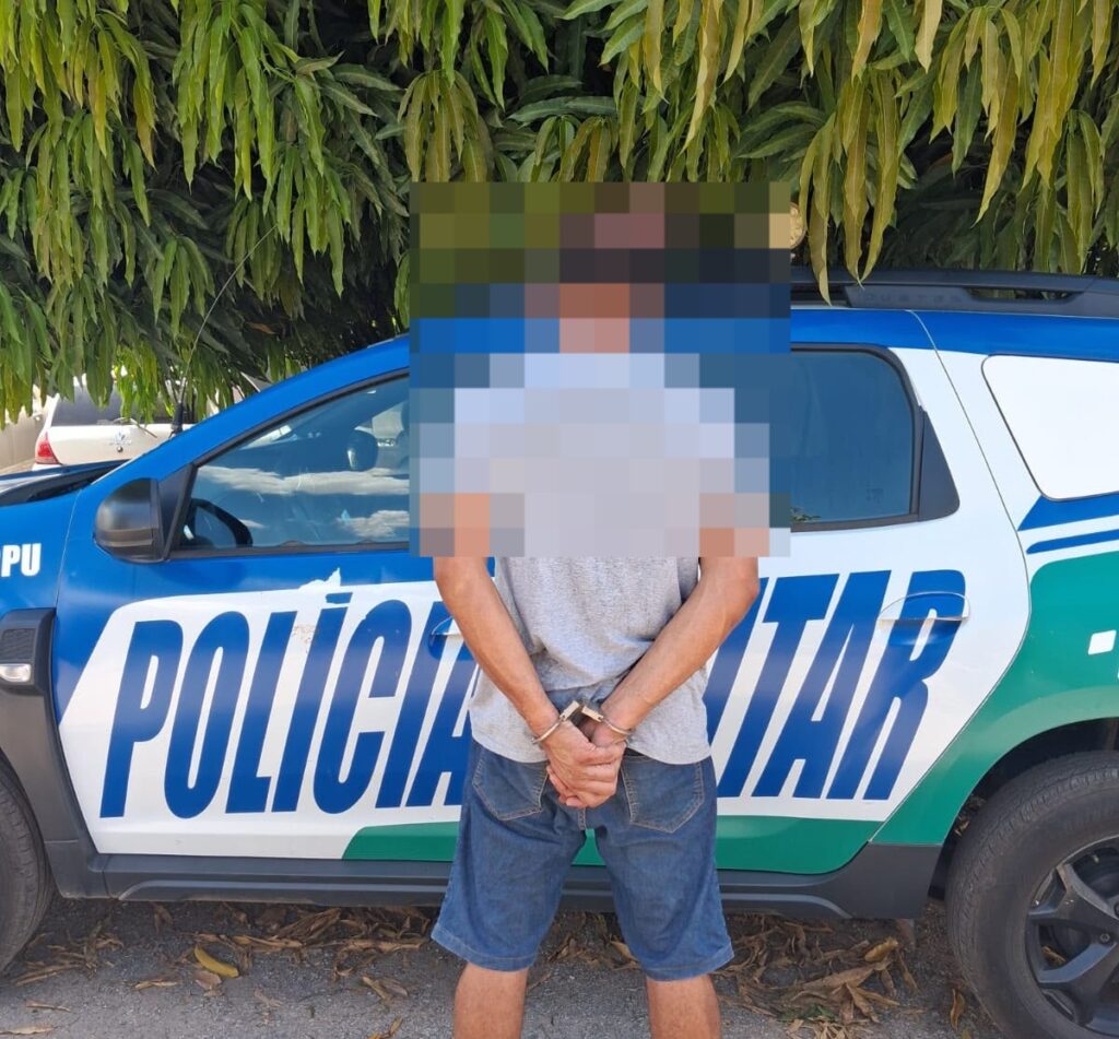 Suspeito de furtar supermercado é preso pela PM em Porangatu