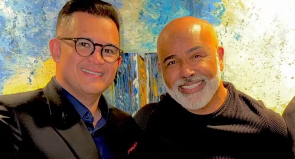 Empresário Bruno Avelar e cantor Rick, da dupla com Renner, estão em helicóptero desaparecido em SC — Foto: Reprodução/Redes Sociais