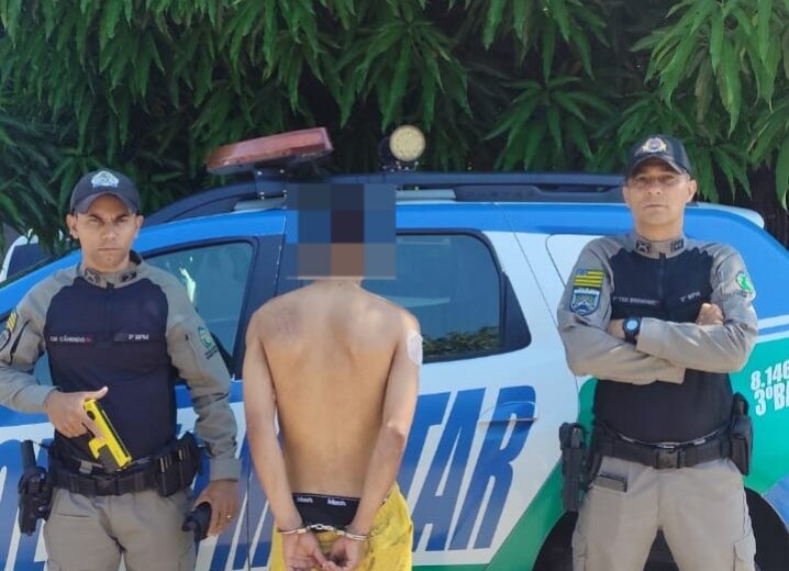PM utilizou dispositivo TASER 10 para conter o suspeito durante ocorrência de maus-tratos contra o animal