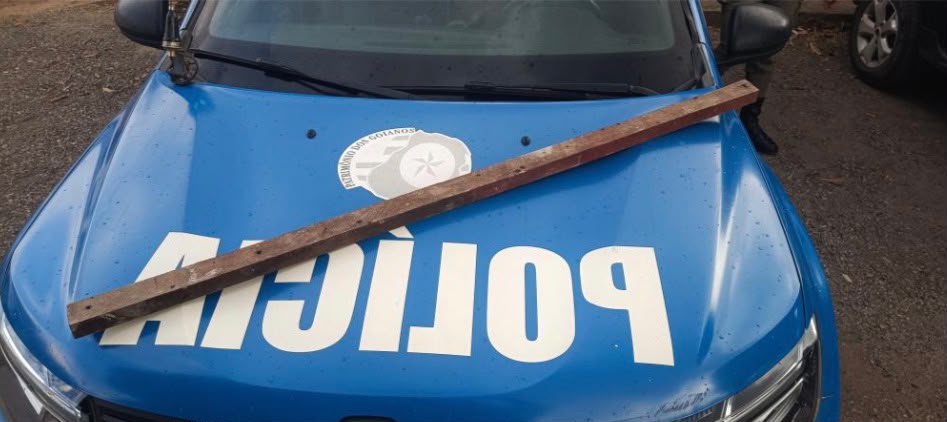 Cobrança de dívida termina em agressão e prisão em Porangatu. Foto: Polícia Militar