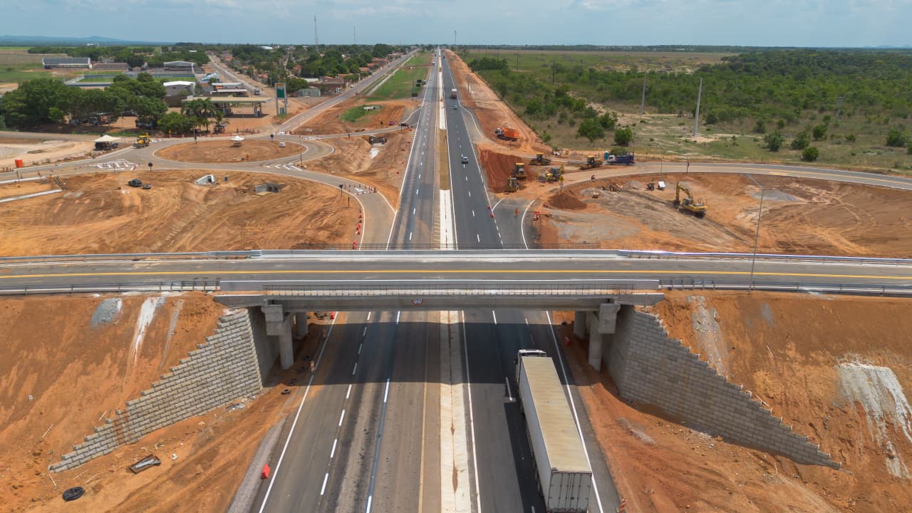Duplicação BR-153: Ecovias Araguaia libera viaduto em Talismã (TO)
