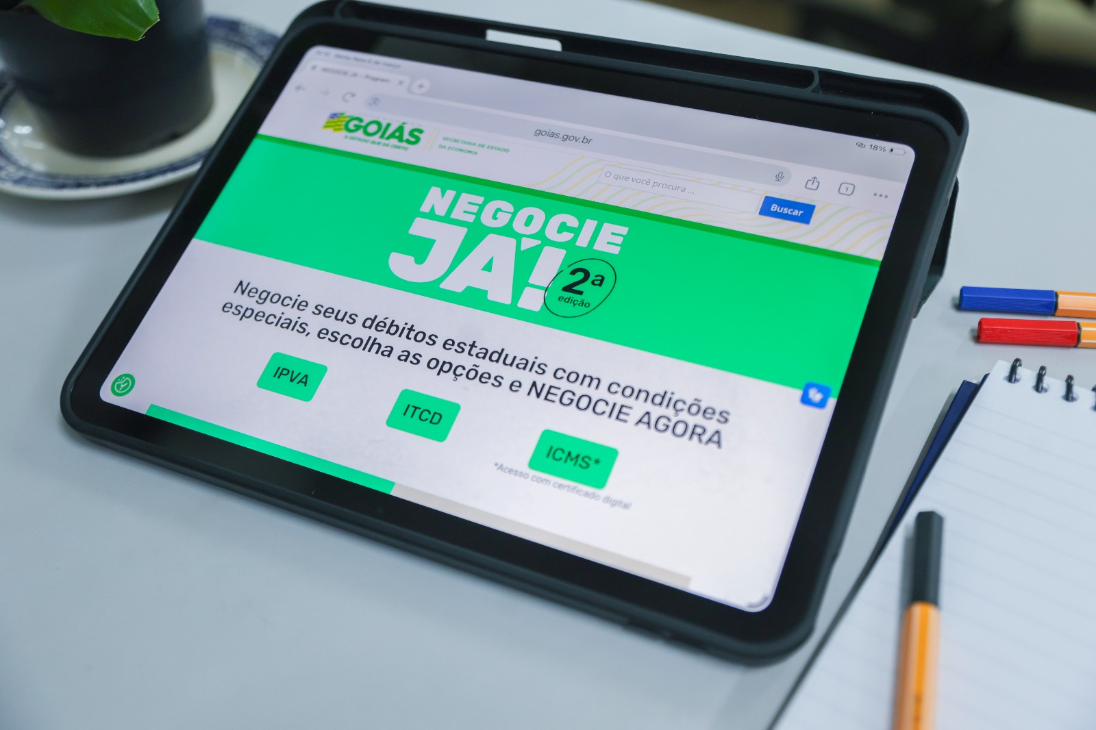 Prazo para aderir ao Negocie Já II termina na próxima terça-feira (03/11)