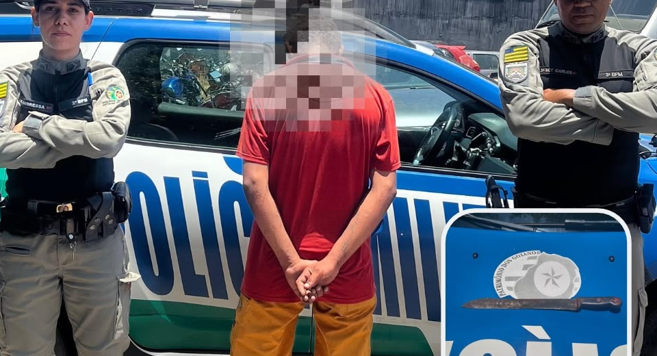 Homem ameaça família com facão por dívida de R$ 30 em Porangatu